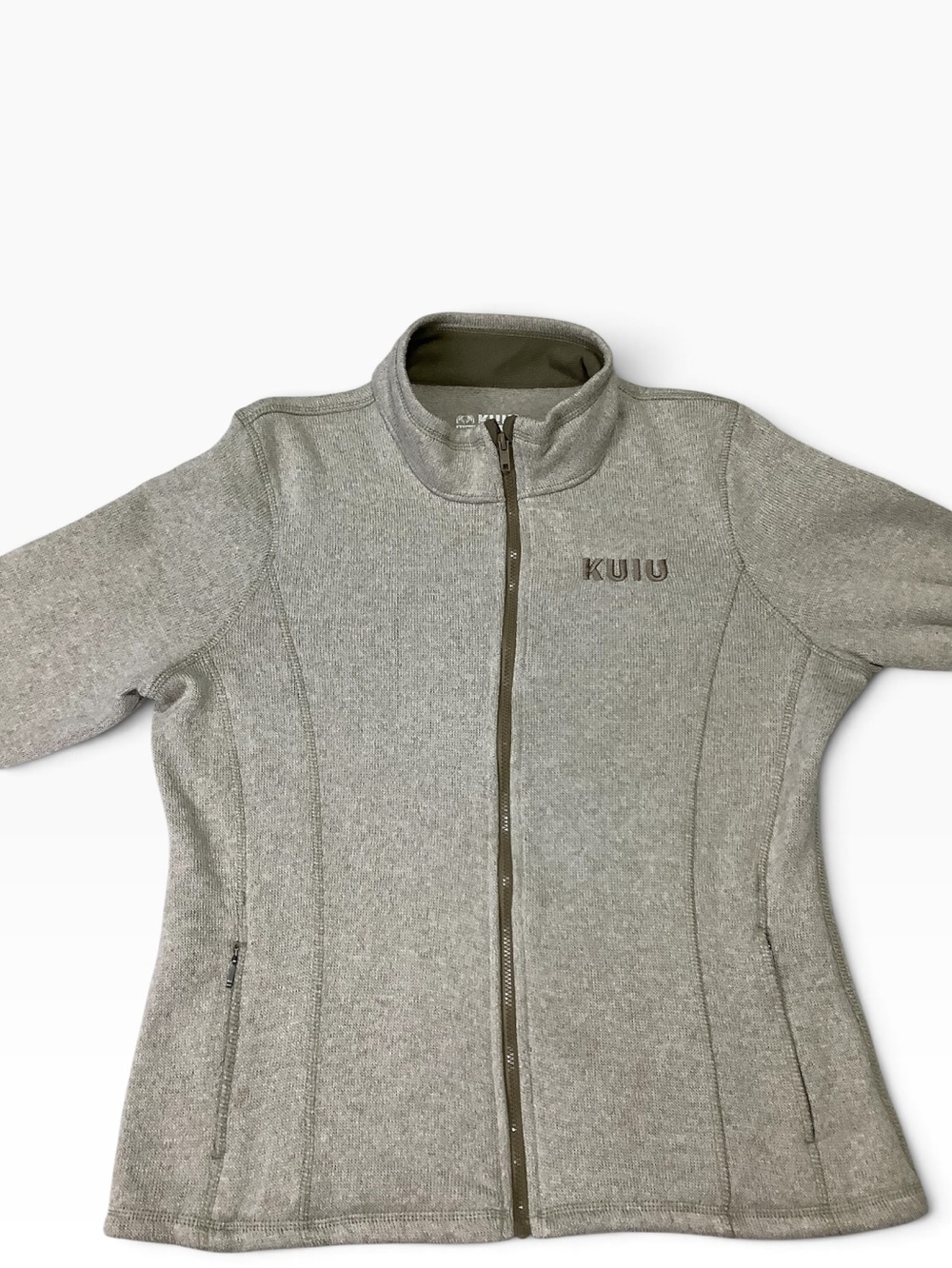 KUIU Base Camp Full-Zip Jacket Sz XL Beige Tan